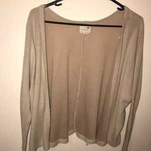 Tan/brown light cardigan — pacsun
